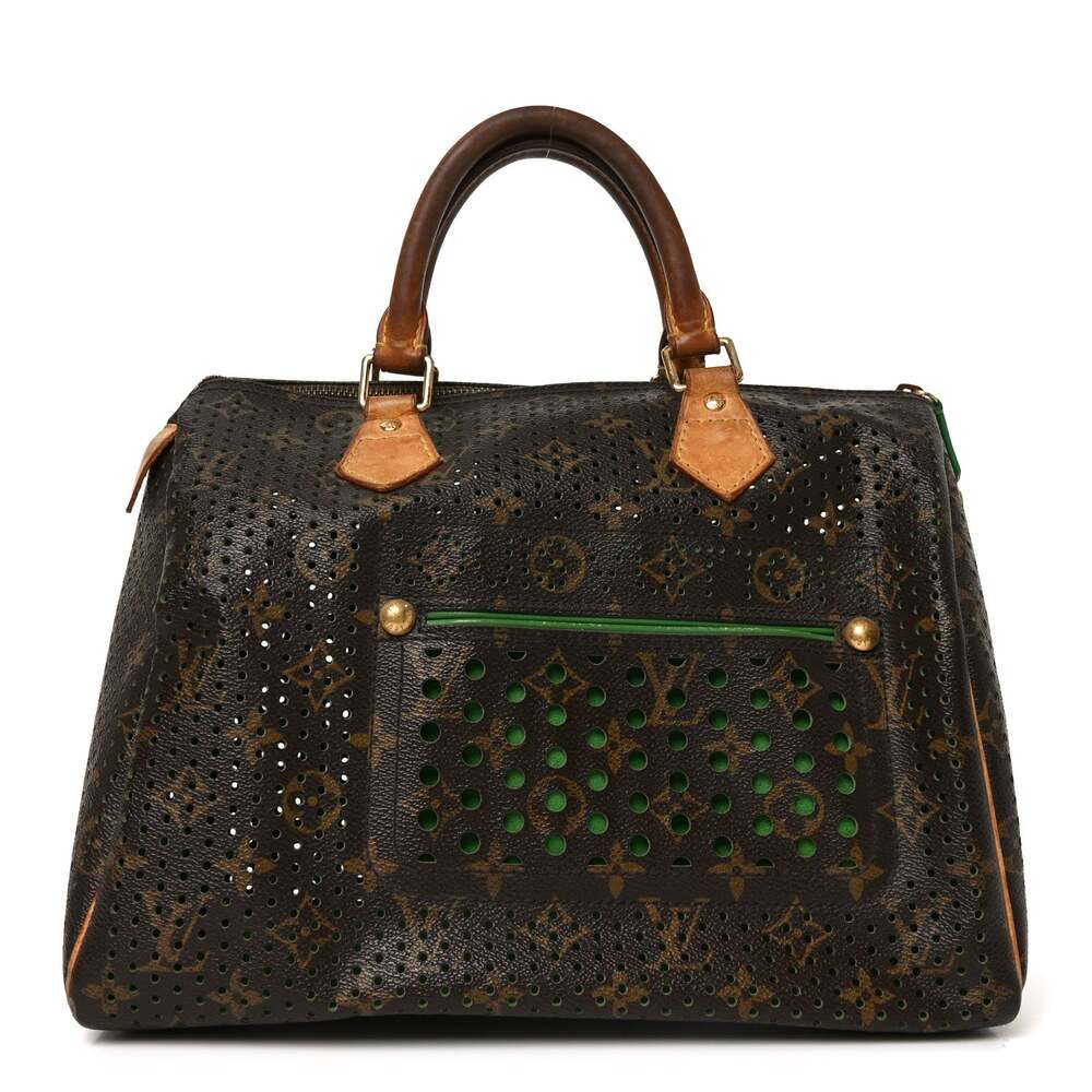 Louis Vuitton Perforated Speedy 30 #261808L16B